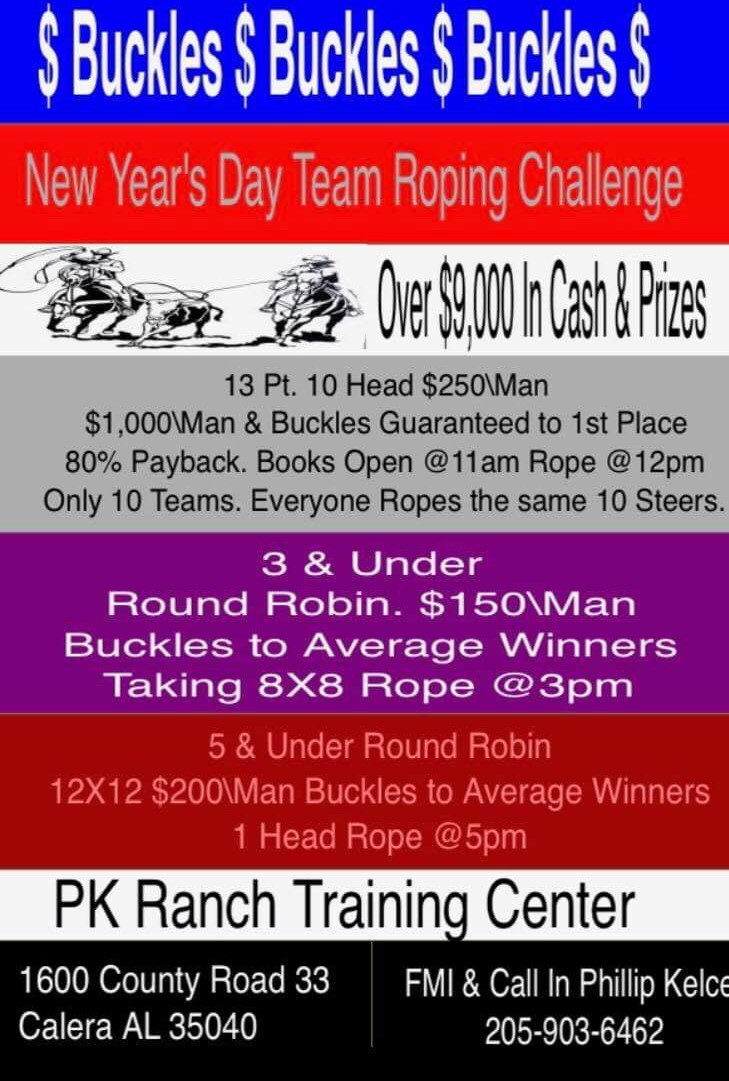 Alabama Roping Calendar